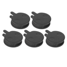 Pastillas de freno de disco semimetálicas para bicicletas, pastillas de freno duraderas con función de reducción de ruido y disipación de calor,