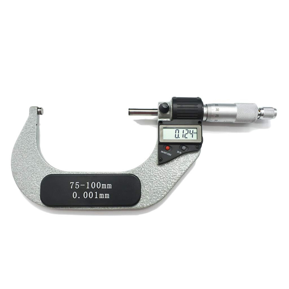 Precision 75 100Mm Micrometer 0.001Mm Resolution For High Accuracy Measurement And Fine Tolerance Calibration 9001264860240