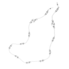 Eleganti accessori per occhiali da donna in carriera, con perle Swarovski, cinturino antiscivolo, catena decorativa resistente e antiruggine.
