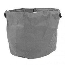 Household Portable Storage Bag 600D Oxford Cloth Fall Leaves Bag Reusable Garbage Container for Garden Plants and Flowers Gray