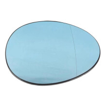 (Blue) Replacement Rearview Mirror Glass for R55 R56 Left/Right Wing Mirror Glass 51169803193 51162755625 Automotive Accessory  White