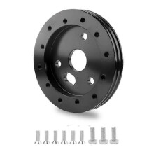 0.5Inch Steering Wheel Hub Adapter Conversion Spacer -for 6 Hole to 3 Hole Steering Wheel Adapter - Edition 0617