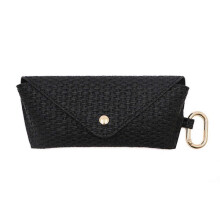 (Black) Elegant Grasses Holder Sunglasses Organizers Secure Snap Fastening Protective Case For Women Fashion Eyewears Easy Carry  Yellow