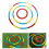 (Small medium and la) Silicone Golf Game Targets Circle Golf Training Aids Putting and Chipping Training Tool Golf Training Accessory Durable 2
