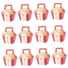 25pcs Wedding Candy Boxes Portable Cookie Storage Cases Moisture Resistant Safe Material for Engagement Birthday Parties
