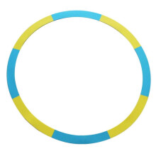 (Yellow and blue midd) Silicone Golf Game Targets Circle Golf Training Aids Putting and Chipping Training Tool Golf Training Accessory Durable
