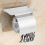 Ράφι χαρτιού υγείας με ράφι τηλεφώνου για απαραίτητη διακόσμηση μπάνιου, 2