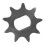Μηχανή Speed Cut Sprocket428 9T αλυσίδων ροδών υψηλής σκληρότητας ηλεκτρική ένδυση 8
