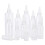 30pcs Plastic Squeeze Dropper Bottle 5-250ml Transparent Sharp-mouth Plastic Squeezable Sub-bottled Split  hwy 3