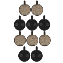 Pastillas de freno de disco semimetálicas de resina para bicicleta con tecnología de disipación de calor probada, frenado suave y silencioso para