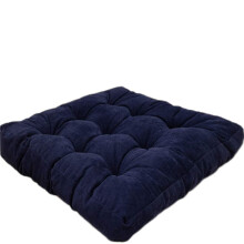 Coussin de méditation carré pour le yoga, coussin en velours côtelé capitonné avec mousse à mémoire de forme pour un confort extra épais,