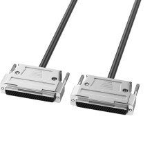 SCSI Cable DB62 Male to Female Speed Data Transfer Shielded for Scanners and PDAs 0.530M
