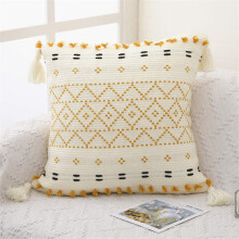 Housses de coussin en polyester, style bohème, avec fermeture éclair invisible pour une touche tendance, extensibles et tissées à la main, 50 x
