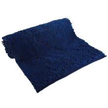 Plysch Chenille Badrumsmatta, Snabbtorkande Mikrofiber Badrumsmatta Halkfri Mjuk Absorberande Golvmatta med Gummibaksida Maskintvättbar För Badrum