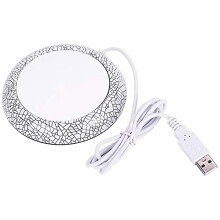 Coffee Cup Warmer USB Powered for Desk Keeps Drinks Warm Fits Multiple Cup Types for Home and Office