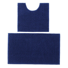Luksus bademåtter til badeværelset, mikrofiber Shag Pile badeværelsestæpper med skridsikker bagside til bruser