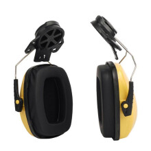 (Xiao Huang) Noise Suppression Ear Muffs Defender For Work Helmets Adjustable Headband Repair Sanding Tasks Universal Compatibility Xiao Huang