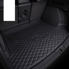 Trunk Mat for JEEP Compass 20172021 Leather Waterproof Cargo Liner with NonSlip Backing Black