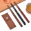 (G08) Foldable Chopsticks with Storage Case Easy to Carry Detachable Chopsticks Practical Tableware for Outdoor Dining 4