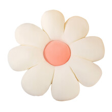 Coussin décoratif à fleurs « Pétales de confort », en matière douce et de qualité supérieure, facile à nettoyer et polyvalent. Coussin