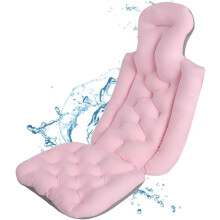 Coussin de baignoire de luxe, oreiller de bain intégral pour le soutien de la tête et du dos, design ergonomique, coussin doux et confortable,