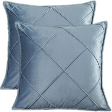 Housses de coussin carrées pour salon, élégantes et confortables, en velours décoratif pour canapé ajustable, fermeture éclair invisible, tissu