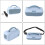(Blue) Silicone Protector Sleeve with Easy Carry Handle, AntiScratch and Waterproof Case for Speakers  Blue 5