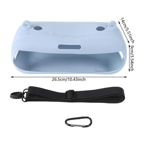 (Blue) Silicone Protector Sleeve with Easy Carry Handle, AntiScratch and Waterproof Case for Speakers  Blue 2