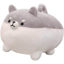 Adorable Throw Pillow, Shiba Inu Plush, Soft Pillow, Perfect For Office Pillows, 1Pc, Shape Recovery, For Boys And Girls, Brown, 40Cm