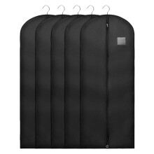 Borse porta abiti pieghevoli, borsa porta abiti da viaggio con finestra in PVC trasparente, tessuto non tessuto traspirante e resistente