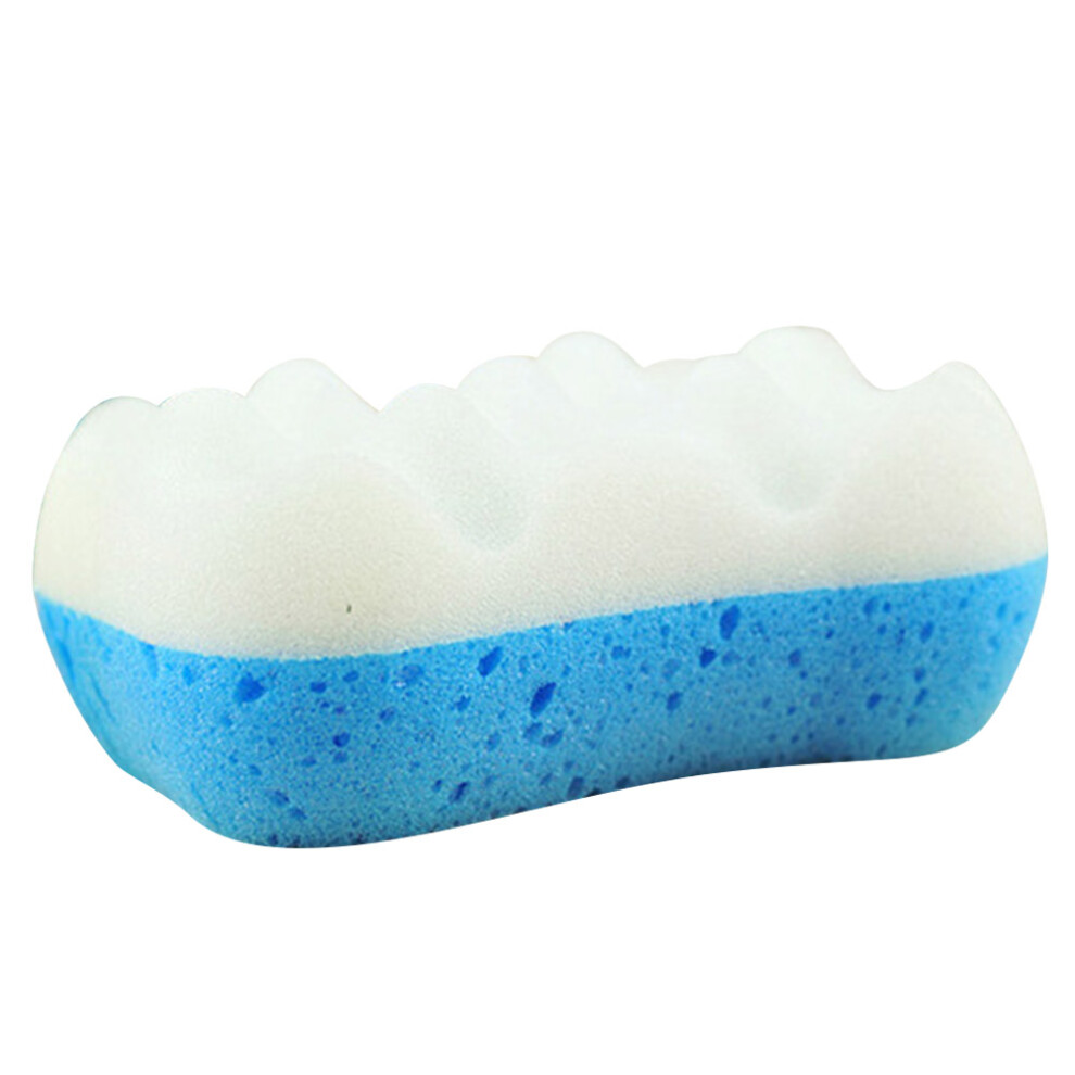 Exfoliating Skincare Sponge with Gentle Massage, Body Scrub Natural Sponge for Smooth Skin and Rich Lather, Reusable and Durable Bath Tool for Face an