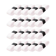 (White) 20pcs Nonslip PU Grip Tape Racquet Sports Fishing Rod Bicycles Handle Tape for Tennis Badminton Racquets  Yellow