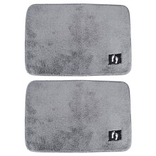 Skridsikker badeværelsesmåtte til køkken/soveværelse, 2 stk. 40x60 cm ultra-plysset badetæppe i mikrofiber, vandabsorberende, maskinvaskbar