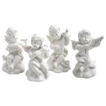 Set of 4 Angel Resin Jewelry Display Holder for Earrings Rings