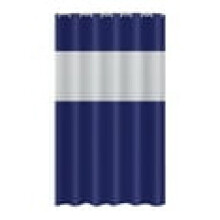 Perdea de duș cu căptușeală fixabilă, impermeabilă, fără cârlig, set de perdele de duș cu căptușeală din material textil, design cu inel