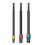 (black extended suit) Impacting Grade Socket Adapters Set, TurnsImpacts Drill Driver into HighSpeedSocket Driver,1/4'' 3/8'' 1/2'' 1