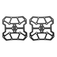 Adapter voor klikpedalen naar platformpedalen, oxidatiebestendige aluminiumlegering pedaalconverter voor mountainbikes en racefietsen, robuust en