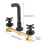 Κομψή βρύση τοίχου για νεροχύτη κουζίνας και νιπτήρα μπάνιου, σχεδιασμός διπλής 3