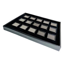 Multipurpose Velvets Lined Acrylic Jewelry-Black box black cott