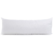 Bolster Pillow Extra Filled 100% Virgin Hollow Fibre Bolster Pillows for Maternity Nursing Back and Neck Support (3FT Single)