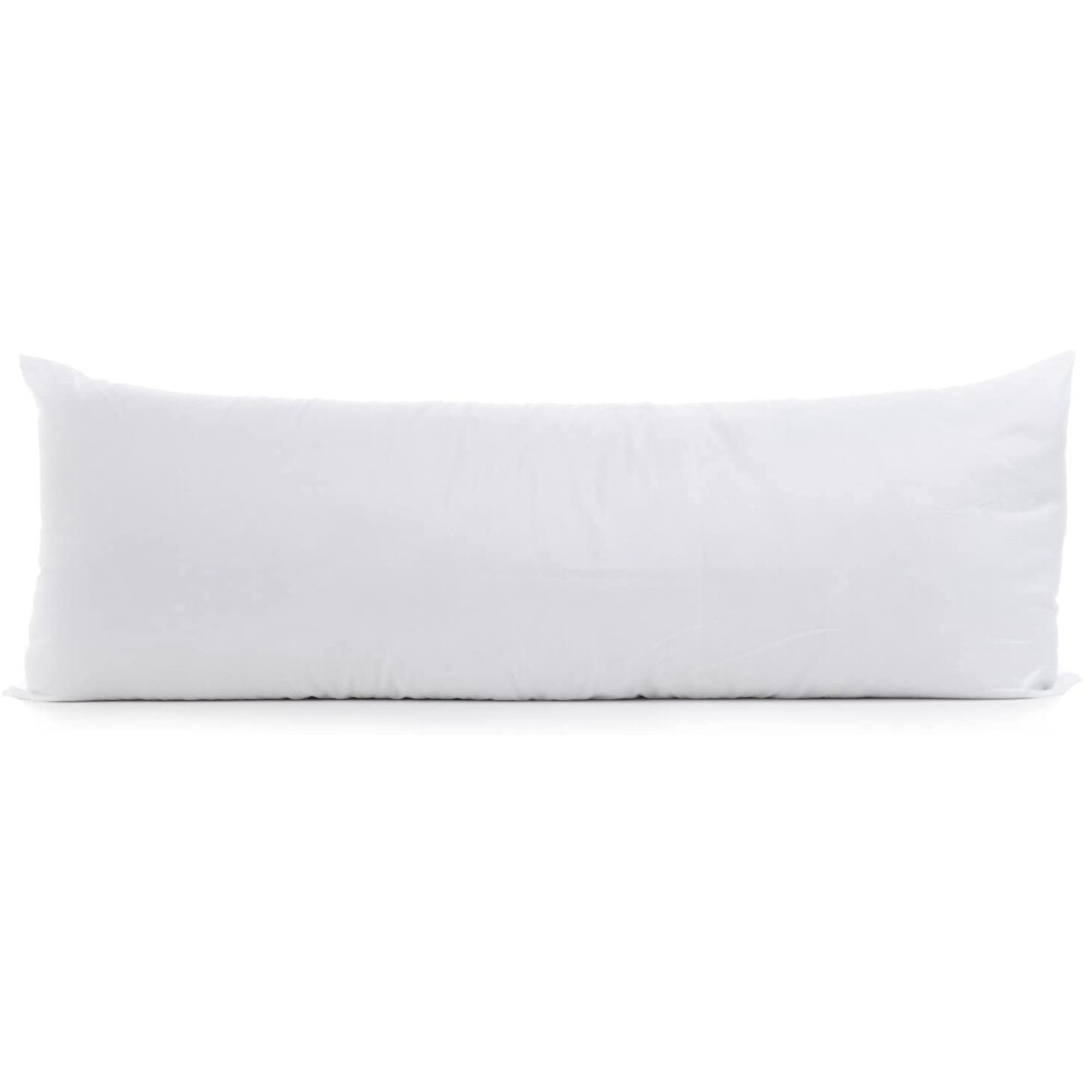 Bolster Pillow Extra Filled 100% Virgin Hollow Fibre Bolster Pillows for Maternity Nursing Back and Neck Support (3FT  Single)