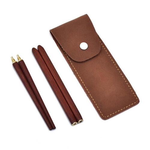 (B02) Foldable Chopsticks with Storage Case Easy to Carry Detachable Chopsticks Practical Tableware for Outdoor Dining