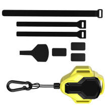 (Fluorescent yellow) Quickly Release Bike Tows Rope for Adults and Children Features Durability Nylons Construction and Safety Release White