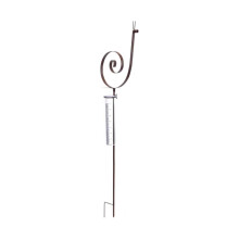 Stainless Steel Rain Gauge with Precise 0.1mm Measurement for Garden and Agricultural Use