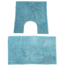 Blødt chenille-badetæppe, tykt plysmikrofiber, skridsikker gummibagside, vandabsorberende, hurtigttørrende, til hjemmebrug, holdbare materialer,