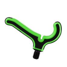 (Green) Universal Poles Holder Fishing Rod Rest Head Portable Rest Holder 3/8 Thread Bracket Head Fishing Equipment Accessories  Red