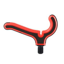 (Red) Universal Poles Holder Fishing Rod Rest Head Portable Rest Holder 3/8 Thread Bracket Head Fishing Equipment Accessories  Red