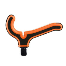 (Orange red) Universal Poles Holder Fishing Rod Rest Head Portable Rest Holder 3/8 Thread Bracket Head Fishing Equipment Accessories  Red