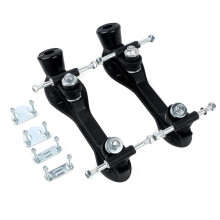 Roller Skate Plates with Elastic Toe Stopper, Durable Quad Design for Size 3940 Replacement