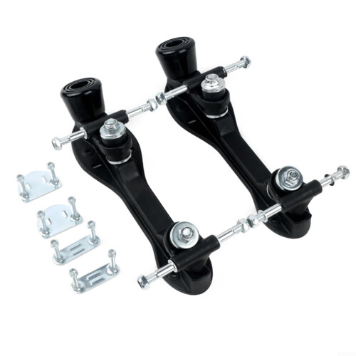 Roller Skate Plates with  Elastic Toe Stopper, Durable Quad Design for Size 3940 Replacement
